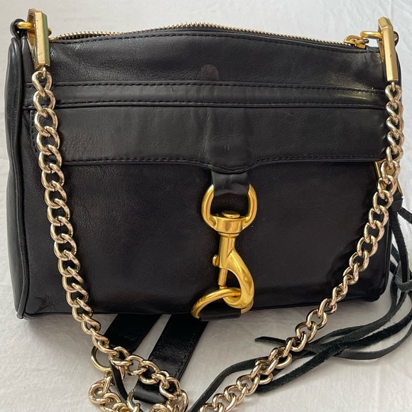 Rebecca Minkoff Mini MAC in Black with Gold - Picture 11 of 13
